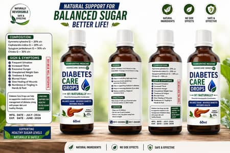 Homeocare H1 Diabetes Care Drops (60ml)