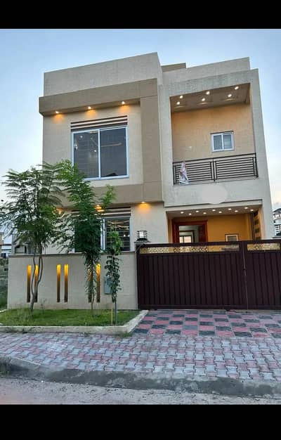 M Block 5Marla Brand New Unique Design Full House Available For Rent In Heighted Location of Bahia Town Rawalpindi Islamabad