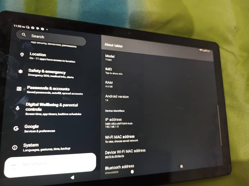 TECNO TABLET T1001 1