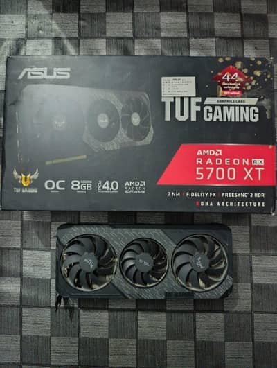 Rx 5700xt Asus Tuf Gaming With Box 10/9 Condition