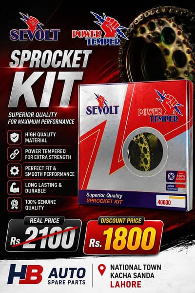  SEVOLT POWER TEMPER SPROCKET KIT 