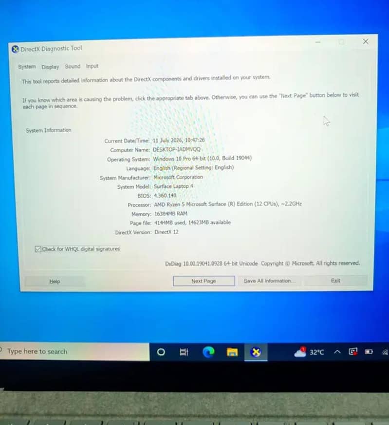 Microsoft Surface Laptop 4 (i7 11gen) 3
