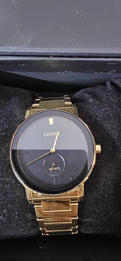 Citizen watch Gold tone stainless steel original brand new