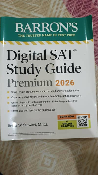 D SAT BOOK Barrons Digital SAT Study Guide Premium 2026