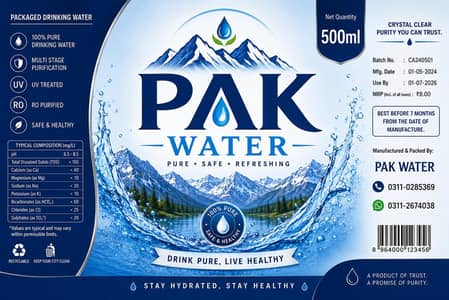 water bottle cotton