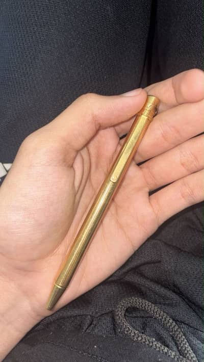 Cartier gold plated pen