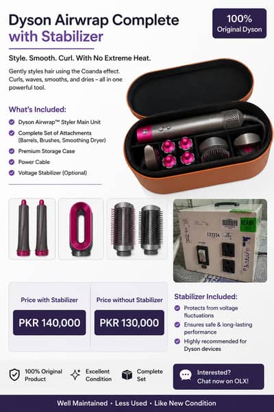Original Dyson Airwrap Complete | Full Accessories | Excellent Condit