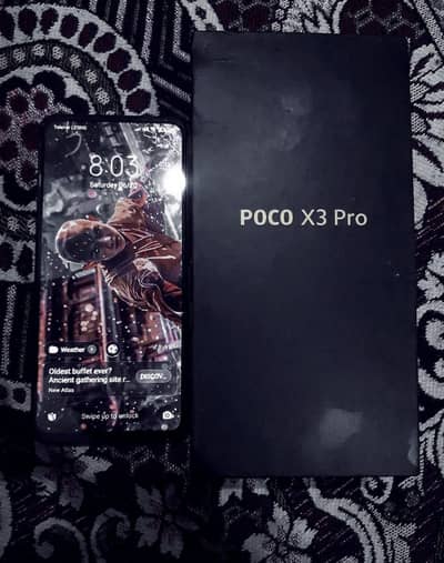 XIAOMI POCO X3 PRO WITH BOX 8+12 256 EXCHANGE POSSIBLE
