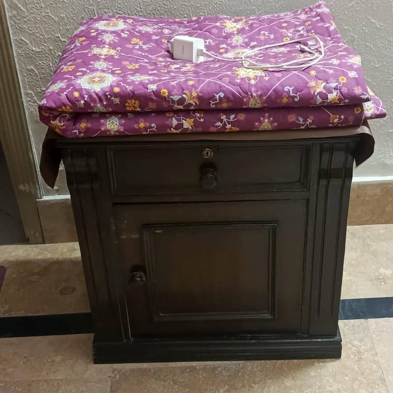 Bed + Side Tables & Dressing. 3