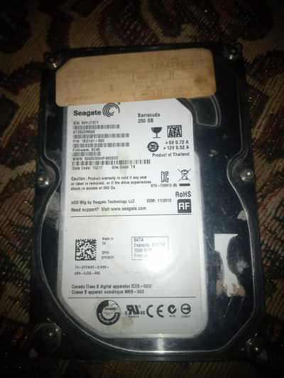 250gb harddisk computer ki hai
