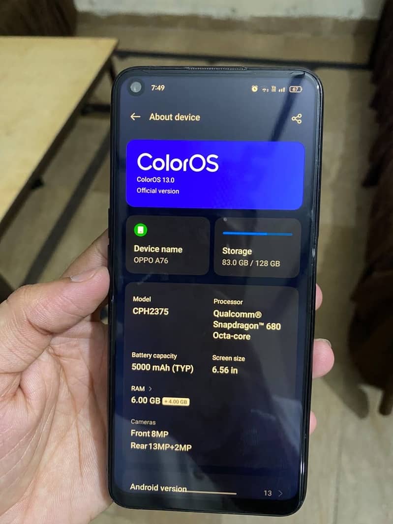 OPPO A76 5
