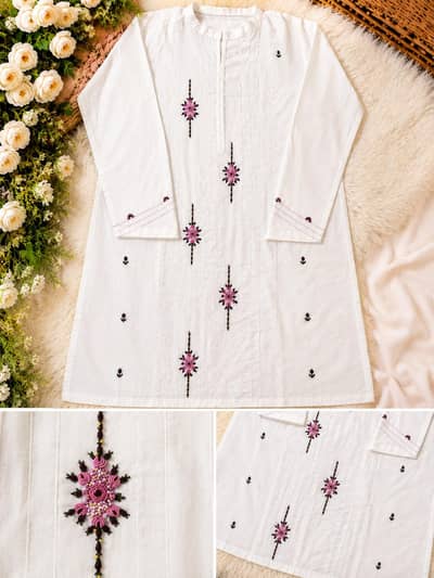 hand embroidery dress