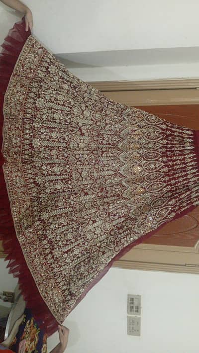 Bridal lehanga | naqsha dabki | handmade