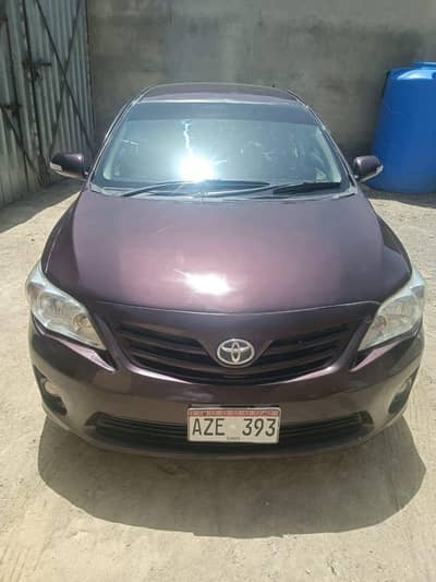Toyota GLi 2013 red wine color