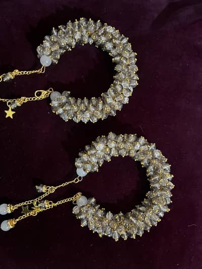 silver gajra bracelet 