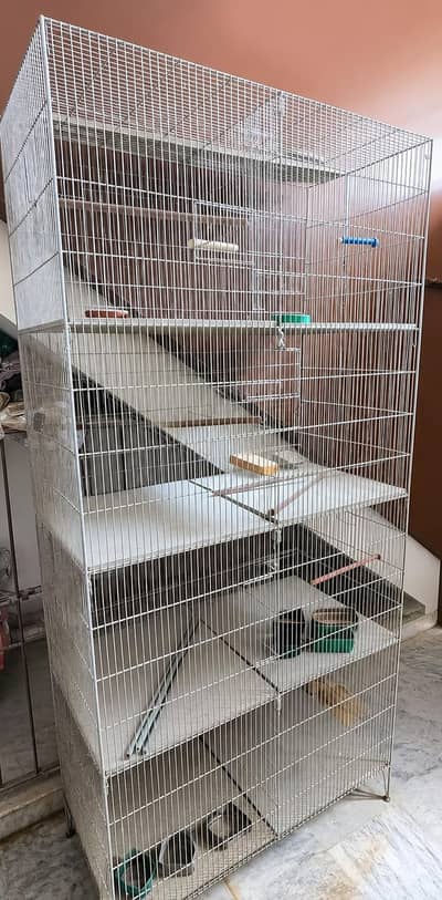cage 8 portion Front box option. size 1.5 by 1.5 ok condition 10k