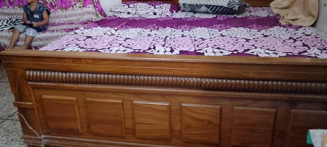 Pure wooden king size  bed