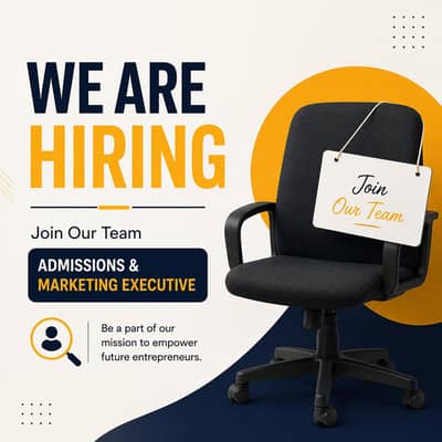 Hiring: Admissions & Marketing Executive