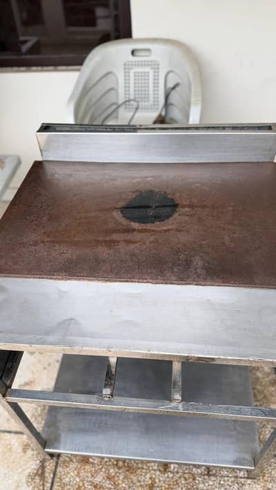 hot plate with burner