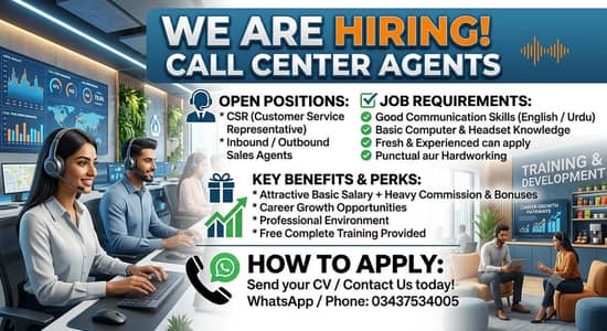 Urgent Hiring: International / Local Call Center Agents Wanted!"