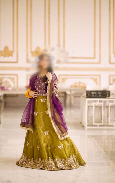 Mehndi Lehnga choli