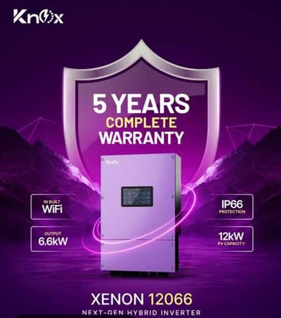 Knox 6.6 KW IP 66 PV 12066 Hybrid Inverter