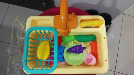 Kids Sink Toy Set, Sink with Running Water - Toddler Sink Toy
