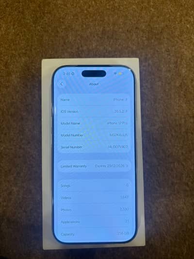 Iphone 17 pro  jv sim locked