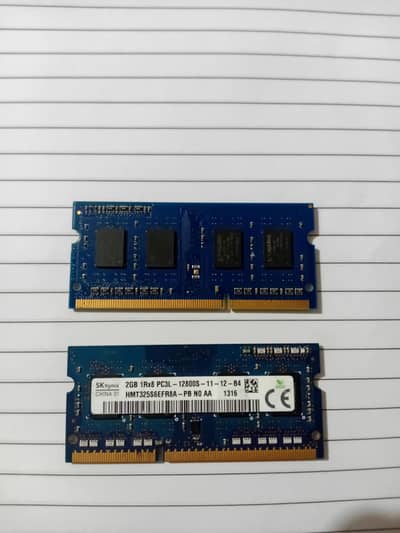 laptop rams 4 gb and 2 gb