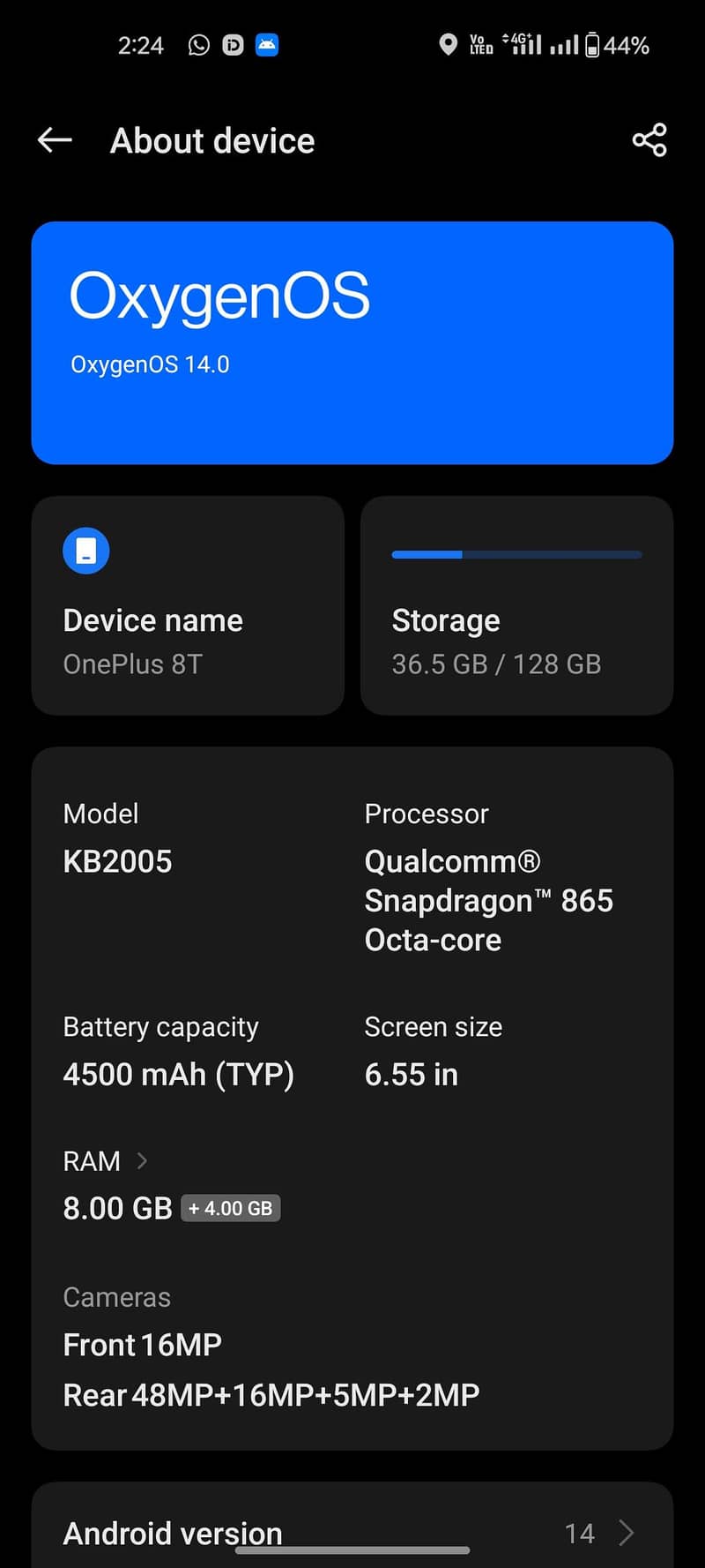 One Plus 8T 2