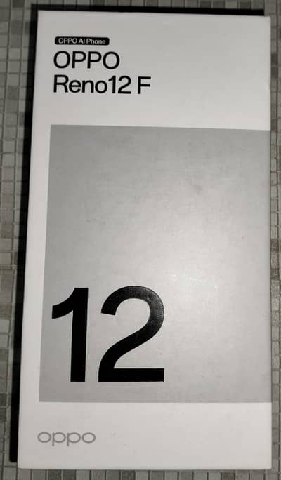Oppo Reno 12f, Olive green (8/128) Complete Box & Original charger
