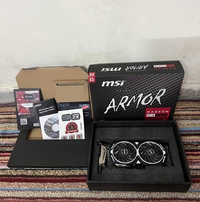 MSI RX 580 ARMOR 8GB - Complete Box & Assesories (clean condition)