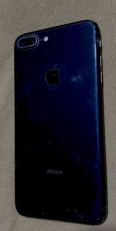 iPhone 7plus black colour only battery change health 100 ha 128 gb pta