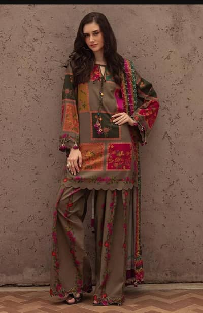 Bin Saeed brand suit free delivery all Pakistan