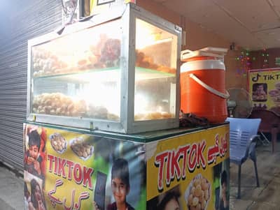 Sheesha counter with trolly