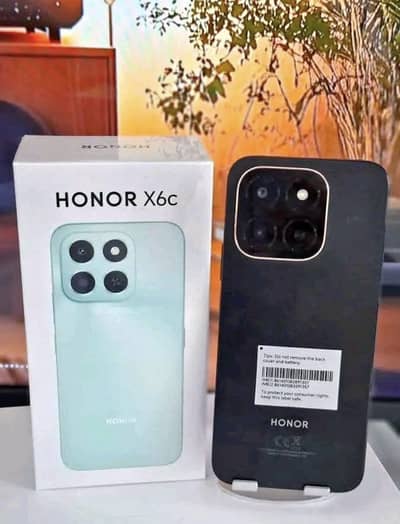 Honor X6c mobile for sale white color pta aproved brand new condition.