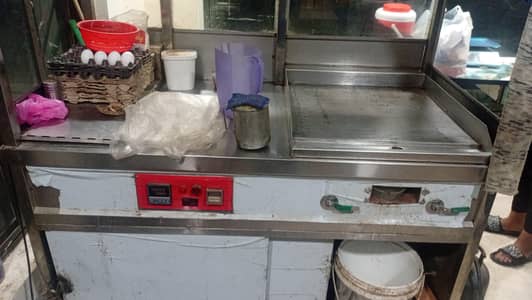 Burger shawarma HotPlate + 16Lt Fryer