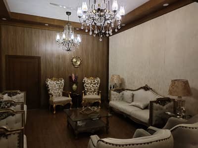 10 Marla Beautiful Furnished House Solar Installed Electricity (Bill 0 )Available For Rent Askari 2 SectorA Cantt Sialkot
