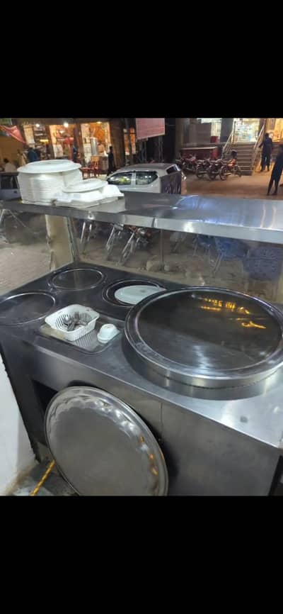 Rice and Salan Counter / Commercial Food Display Counter