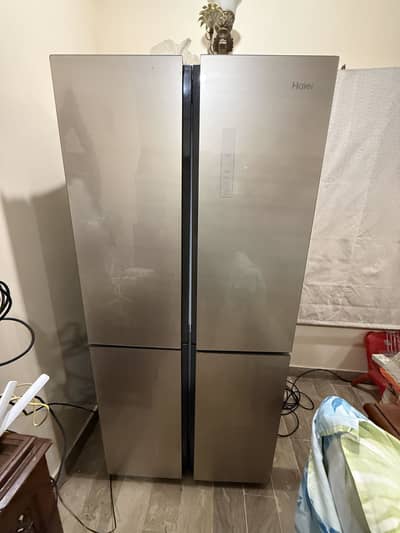 4 door haier fridge