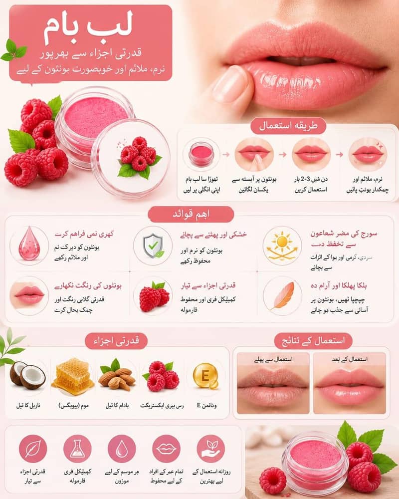 Lip Balm (Raspberry) 3