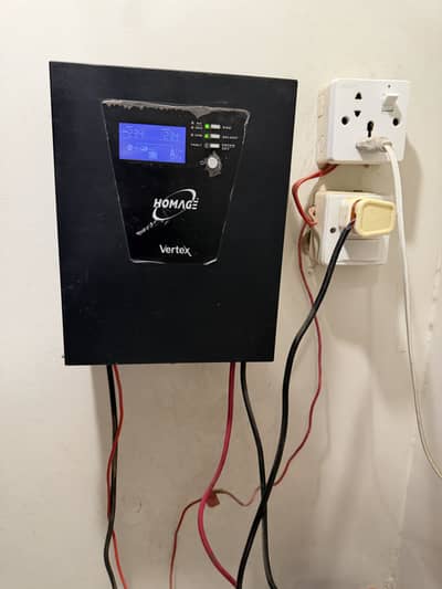 Homeage Vertex Series Solar inverter UPS + AGS 23 plates battery