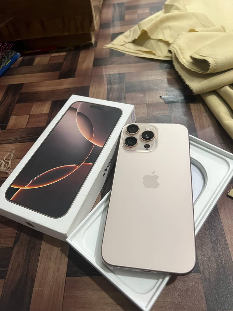Iphone 16 pro max full box 0