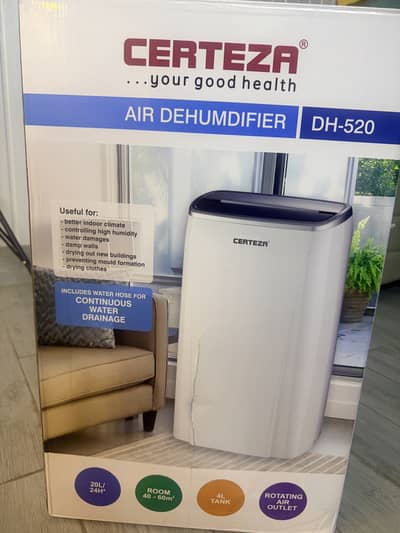 Certeza DH-520 Dehumidifier – Like New | Used Only 3 Months
