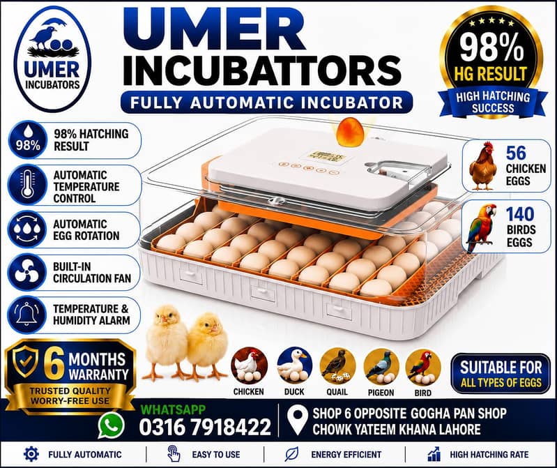Automatic Egg Incubator | Egg Hatching Machine | Incubator | Brooder 2