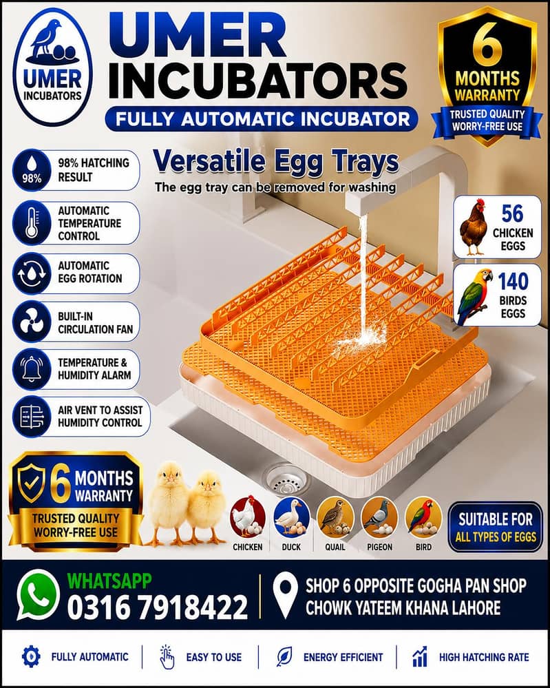 Automatic Egg Incubator | Egg Hatching Machine | Incubator | Brooder 3
