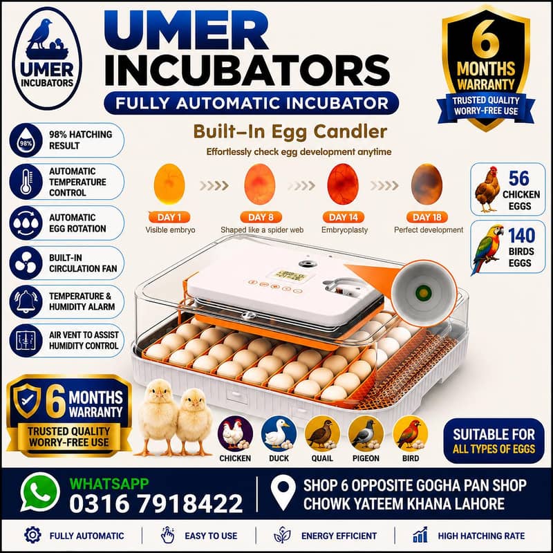 Automatic Egg Incubator | Egg Hatching Machine | Incubator | Brooder 4