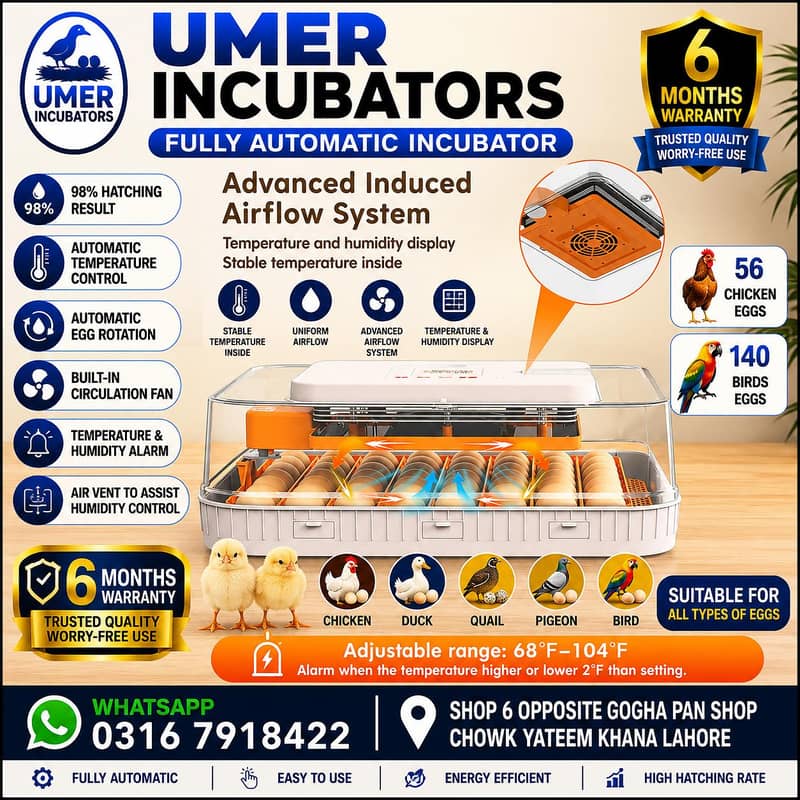 Automatic Egg Incubator | Egg Hatching Machine | Incubator | Brooder 7