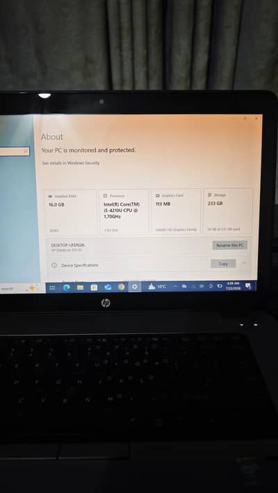HP Elitebook (Touch Screen)