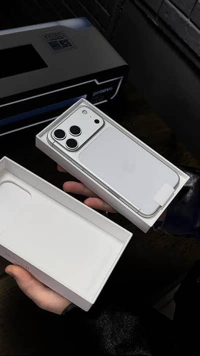 17 pro Max non pta Physical+esim silver 256 gb